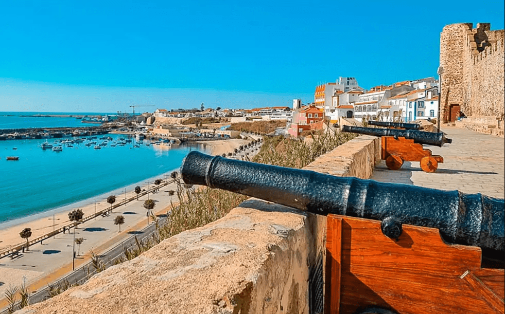 Cyclists pedaling along Portugal’s Atlantic trails